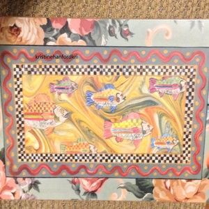 Mackenzie Childs Set of 4 Go Fish Placemats